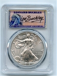 2019 $1 American Silver Eagle 1oz PCGS MS70 First Strike Leonard Buckley