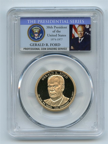 2016 S $1 Gerald Ford Dollar PCGS PR70DCAM