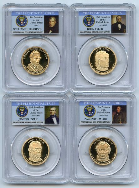 2009 S Presidential Dollar Set PCGS PR69DCAM