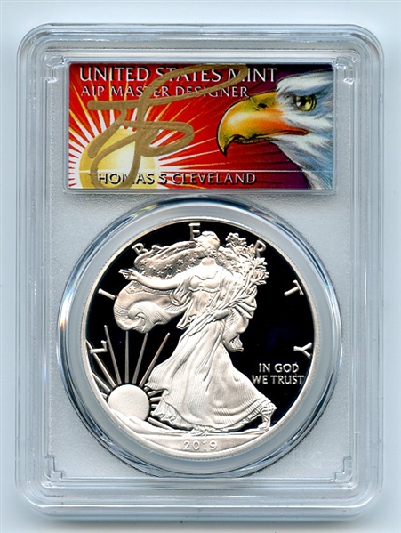 2019 S $1 Proof American Silver Eagle Limited Ed PCGS PR70DCAM Cleveland Eagle