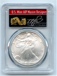 2007 $1 American Silver Eagle Dollar 1oz PCGS MS70 Thomas Cleveland Arrows