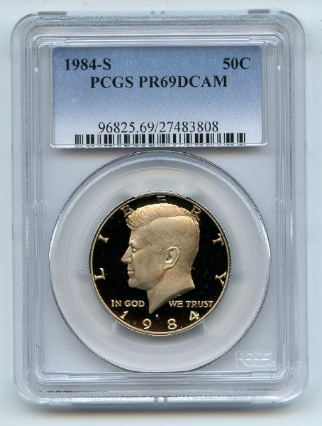 1984 S 50C Kennedy Half Dollar Proof PCGS PR69DCAM