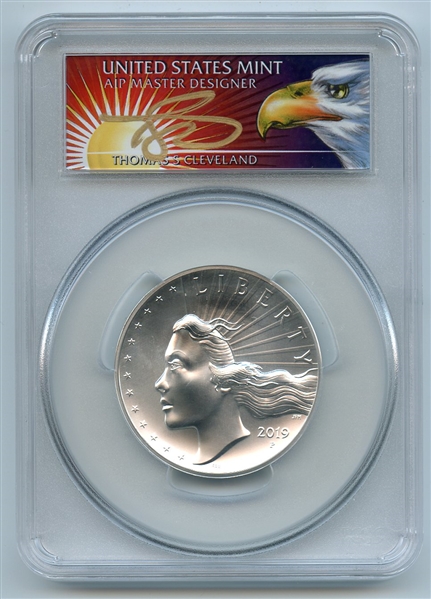 2019 P Silver American Liberty High Relief Medal 2.5oz PCGS SP70 Cleveland Eagle