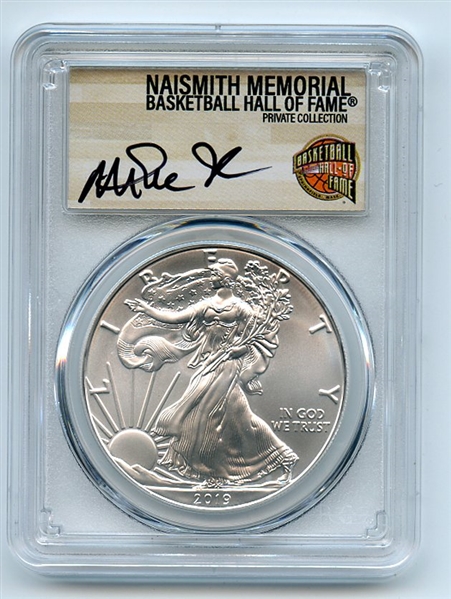 2019 $1 American Silver Eagle 1oz Dollar PCGS MS70 First Strike Magic Johnson