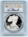 2020 S $1 Proof American Silver Eagle 1oz PCGS PR70DCAM FDOI Lou Brock