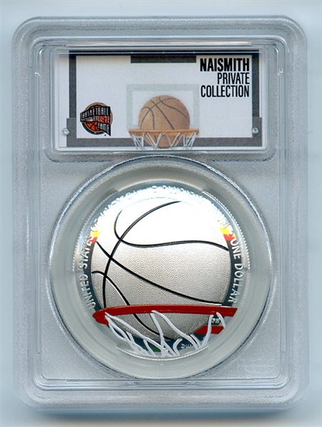 2020 P $1 Colorized Basketball Commemorative PCGS PR69DCAM First Strike Private Collection