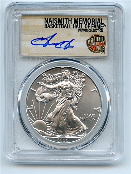2020 (P) $1 Silver Eagle Emergency Issue PCGS MS70 Grant Hill