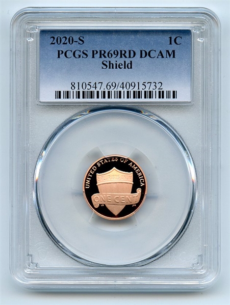 2020 S 1C Lincoln Cent PCGS PR69DCAM
