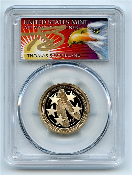 2021 S $1 Sacagawea Dollar PCGS PR70DCAM First Strike Cleveland Eagle