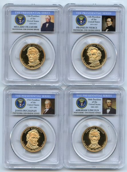 2010 S Presidential Dollar Set PCGS PR69DCAM