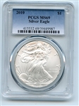 2010 $1 American Silver Eagle 1oz Dollar PCGS MS69