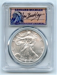 2005 $1 American Silver Eagle Dollar 1oz PCGS MS70 Leonard Buckley