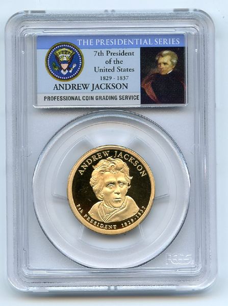 2008 S $1 Andrew Jackson Dollar PCGS PR69DCAM