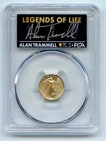 2021 $5 American Gold Eagle Type 2 PCGS PSA MS70 Legends of Life Alan Trammell