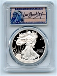 2020 W $1 American Silver Eagle Congratulations PCGS PR69DCAM Leonard Buckley