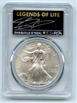 1996 $1 American Silver Eagle PCGS PSA MS69 Legends of Life Shaquille ONeal