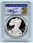 2019 W $1 Proof Silver Eagle PCGS PR69DCAM Thomas Cleveland Native