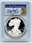 2019 W $1 Proof Silver Eagle Congratulations PCGS PR69DCAM Cleveland Native