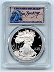 2019 W $1 Proof Silver Eagle Congratulations PCGS PR69DCAM Leonard Buckley