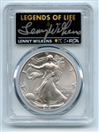 2021 $1 American Silver Eagle Type 2 PCGS PSA MS70 Legends of Life Lenny Wilkens