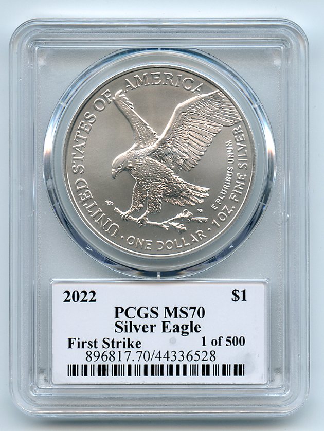 2023 アメリカ イーグル銀貨 PCGS MS70 First St...+mapkacreativa.com