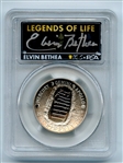 2019 S 50C Apollo 11 Commemorative PCGS PR70DCAM Legends of Life Elvin Bethea