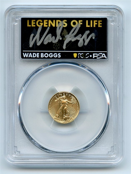 2021 $5 American Gold Eagle Type 2 PCGS PSA MS70 Legends of Life Wade Boggs