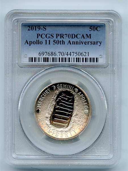 2019 S 50C Apollo 11 50th Anniversary Proof Commemorative Set PCGS PR70DCAM