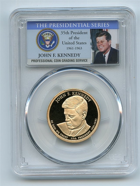 2015 S $1 John F Kennedy Dollar PCGS PR70DCAM