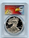 2001 W $1 Proof American Silver Eagle 1oz PCGS PR69DCAM Thomas Cleveland Eagle