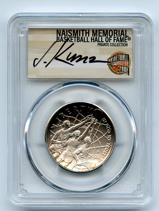 Lot Detail - 2020 D 50C Basketball Hall of Fame Commemorative PCGS MS70 ...