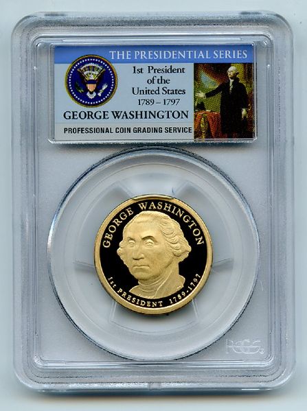 2007 S $1 George Washington Dollar PCGS PR69DCAM