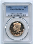 1972 S 50C Kennedy Half Dollar PCGS PR68DCAM
