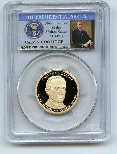 2014 S $1 Calvin Coolidge Dollar PCGS PR69DCAM