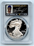 2023 W $1 Proof Silver Eagle PCGS PR70DCAM AR Legends of Life Ken Griffey Jr