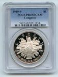 1989 S $1 Congressional Silver Commemorative Dollar PCGS PR69DCAM