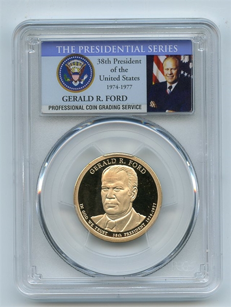 2016 S $1 Gerald Ford Dollar PCGS PR69DCAM