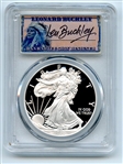2020 W $1 American Silver Eagle Congratulations PCGS PR70DCAM Leonard Buckley