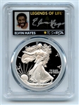 2023 W $1 Proof Silver Eagle PCGS PR70DCAM FS Legends of Life Elvin Hayes