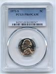 1971 S 5C Jefferson Nickel PCGS PR69CAM