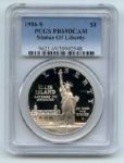 1986 S $1 Statue of Liberty Silver Commemorative Dollar PCGS PR69DCAM
