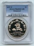 1997 P $1 Botanic Garden Silver Commemorative Dollar PCGS PR69DCAM