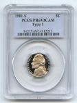 1981 S 5C Jefferson Nickel Proof PCGS PR69DCAM