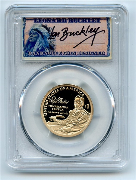 2022 S $1 Sacagawea Dollar PCGS PR70DCAM First Strike Leonard Buckley