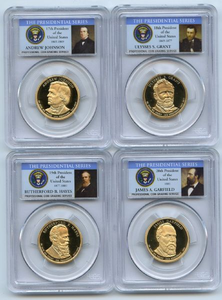 2011 S Presidential Dollar Set PCGS PR69DCAM