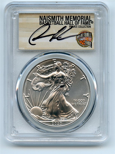 2020 (S) $1 Silver Eagle Emergency Issue PCGS MS70 FDOI Dennis Rodman