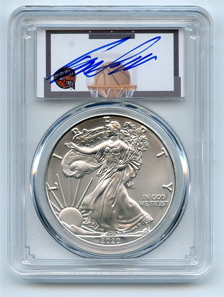 2020 (S) $1 Silver Eagle Emergency Issue PCGS MS70 FDOI Dominique Wilkins