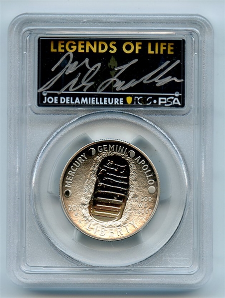 2019 S 50C Apollo 11 Commemorative PCGS PR70DCAM Legends Life Joe DeLamielleure