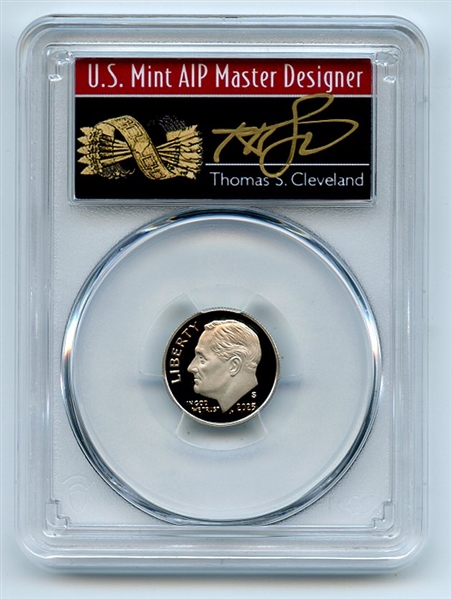 2023 S 10C Clad Roosevelt Dime PCGS PR70DCAM First Strike Thomas Cleveland Arrows