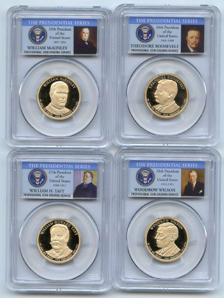 2013 S Presidential Dollar Set PCGS PR69DCAM